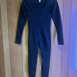 Black Long Sleeve Jumpsuit